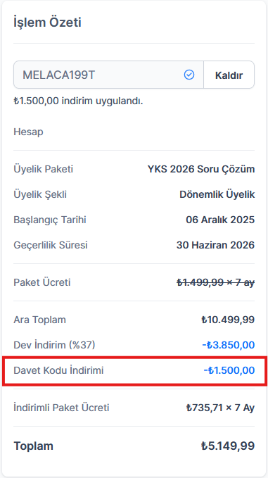 Kunduz İndirim Kodu 1500 TL