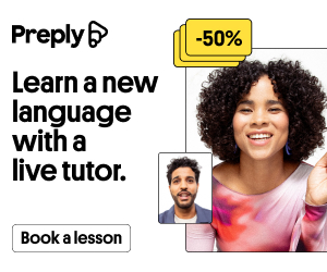 Preply deneme dersinde %50 indirim